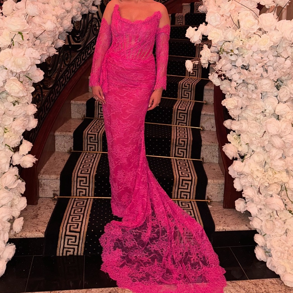 Gala lace gown